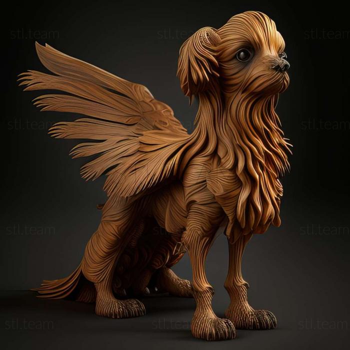 3D model Griffon Cortalsa dog (STL)